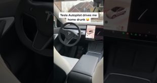 Tesla Autopilot drives me home drunk #tesla #autopilot #teslamodel3 Credit: Amplifybycarlos(TikTok)