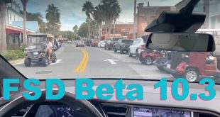 Tesla FSD Beta 10.3 The Villages Florida Roundabouts Town Square Model X